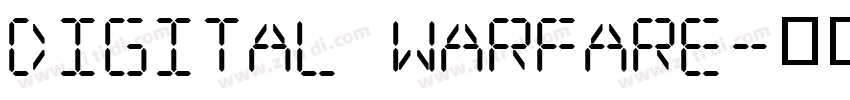Digital warfare字体转换
